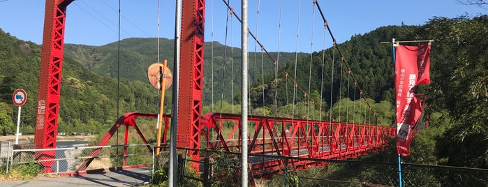 気田川橋 is one of 静岡県の吊橋.
