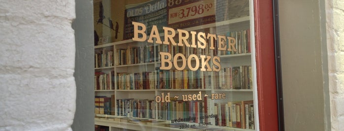 Barrister Books is one of staunton weekend.