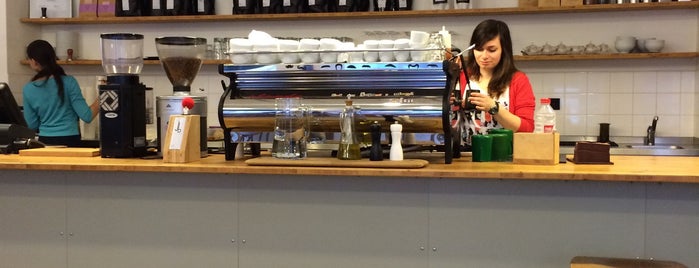 EMA espresso bar is one of Nejstylovější podniky v Praze.