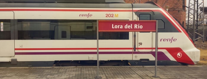 Estación de Lora del Río is one of Tren / Autobús / Aeropuerto.