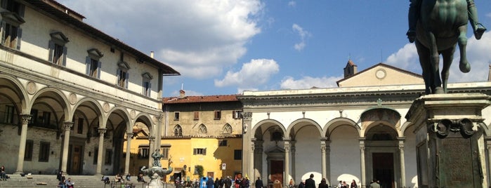 Piazza della Santissima Annunziata is one of Florence.