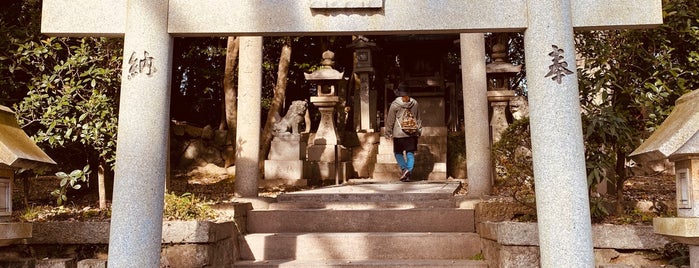 猪上神社 is one of 式内社 大和国1.