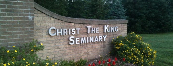 Christ the King Seminary is one of Places I Love.