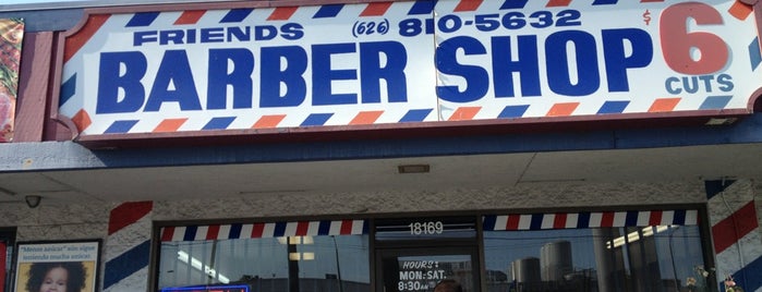 Friends Barber Shop is one of สถานที่ที่ Edward ถูกใจ.