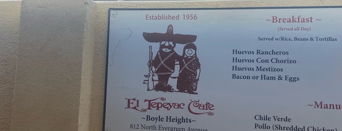 Manuel's Original El Tepeyac Cafe is one of Travel Channel 101 Tastiest Places.