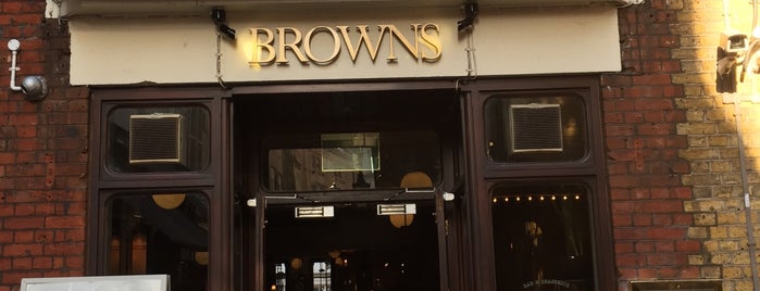 Browns Courtrooms is one of Good pubs & wine bars in London.