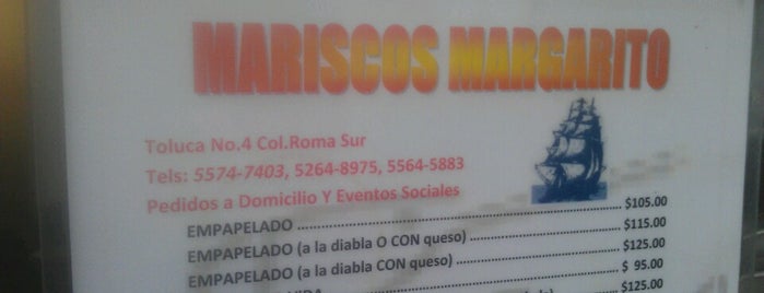 Mariscos Margarito is one of Locais curtidos por Hikaru.