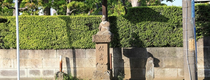 大山道道標 is one of 神奈川東部の神社(除横浜川崎).
