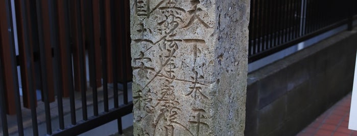 小杉駅と供養塔 is one of 中原街道.