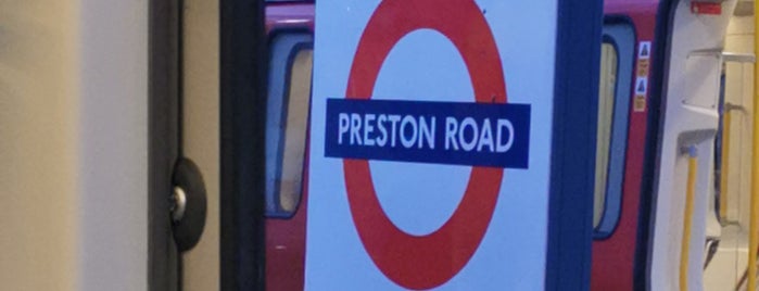 Preston Road London Underground Station is one of London.