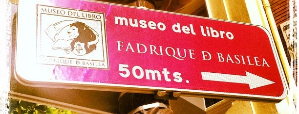 Museo del Libro Fadrique de Basilea is one of 4sqDay.