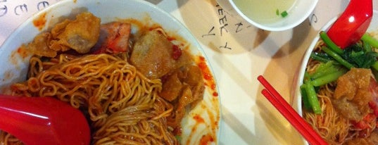 Graffiti Cafe is one of SG Wanton Mee Trail....
