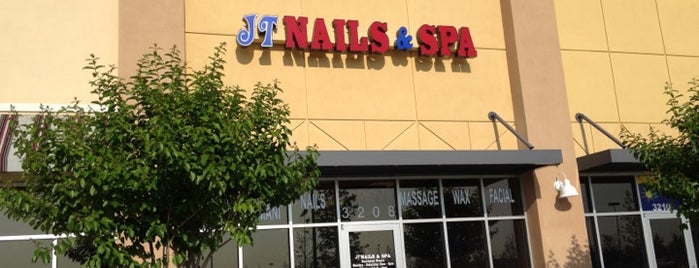 JT Nails & Spa is one of Audray’s Liked Places.