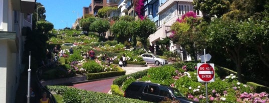 Lombard Street is one of San Francisco.