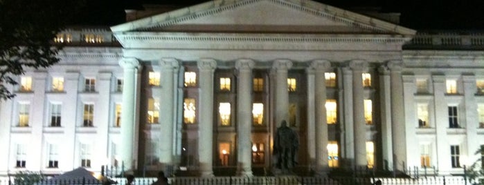 US Department of the Treasury is one of Washington, DC area.