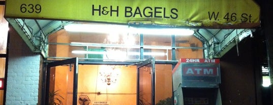 H & H Bagels is one of NYC places.
