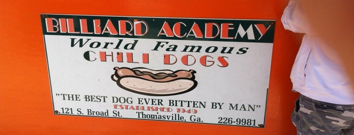 Billiard Academy is one of Out and About in Thomasville, GA.