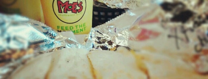 Moe's Southwest Grill is one of Favorite eateries.