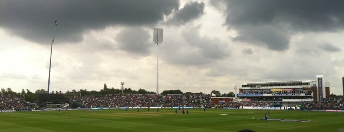 Emirates Old Trafford is one of Manchester and Salford.