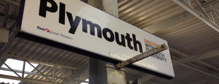 Plymouth Railway Station (PLY) is one of Tempat yang Disukai Gino.
