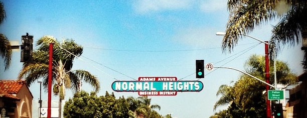 Normal Heights Sign is one of SD.