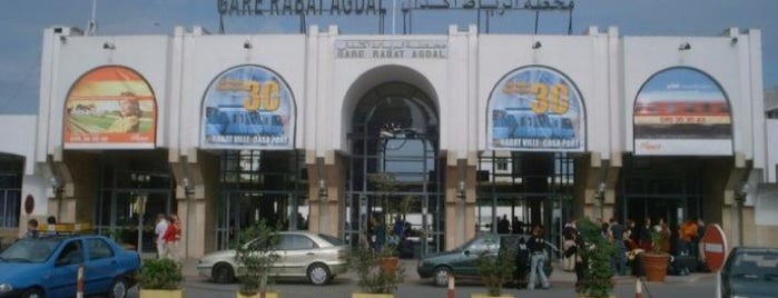 Gare de Rabat-Agdal is one of Morocco ONCF.