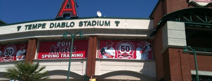 Tempe Diablo Stadium is one of Cactus League.