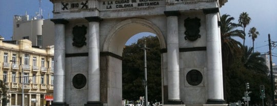 Arco Británico is one of [V]alparaiso.