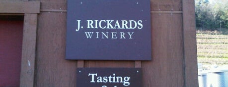 J. Rickards Vineyards and Winery is one of Wine Road Wines by the Glass- Delicious!.