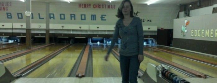 Edgemere Bowl is one of Nostalgic Baltimore - "Duck Pin Bowling".