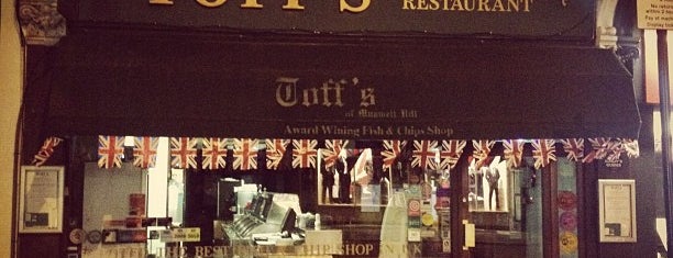 Toffs Fish & Chips is one of London Fish & Chips.
