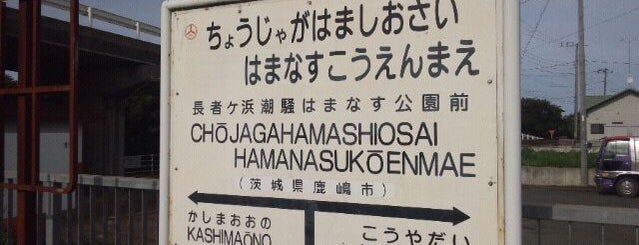 Chōjagahama Shiosai Hamanasu Kōenmae Station is one of 日本の日本一･世界一あれこれ.