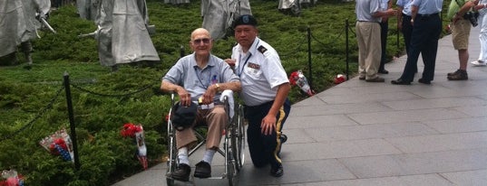 Мемориал ветеранов Корейской войны is one of Washington DC Virtual Tour.