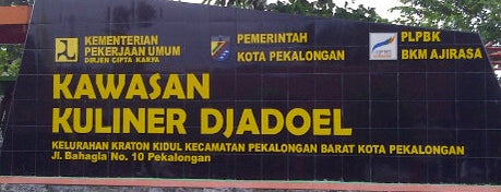 Kawasan Kuliner Djadoel is one of Pekalongan World of Batik.