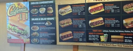TOGO'S Sandwiches is one of Specials 4check-ins!.