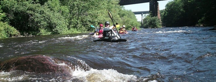 Upper Gorge of Lehigh River is one of Whitewater Kayaking, Great Outdoors and Outfitters.