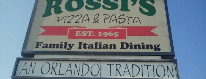 Rossi's Pizza & Pasta is one of Old Orlando.