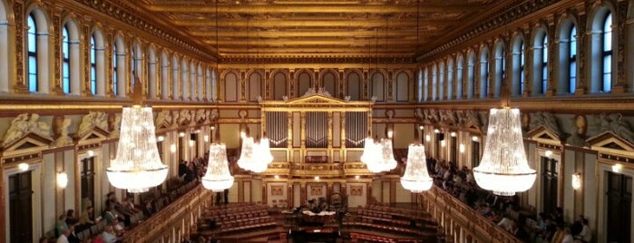 Großer Musikvereinssaal is one of Lugares favoritos de Mario.