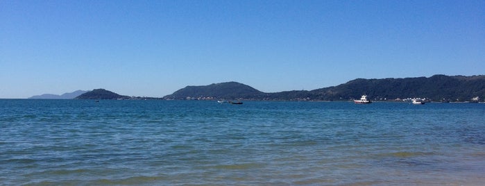 Praia de Canasvieiras is one of Florianópolis.