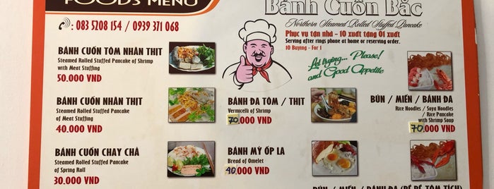 Bánh cuốn Bắc is one of For Foodie in Saigon.