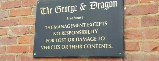 The George & Dragon is one of Lieux qui ont plu à Donal.