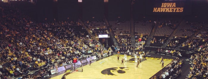 Carver-Hawkeye Arena is one of NCAA Division I Basketball Arenas/Venues.