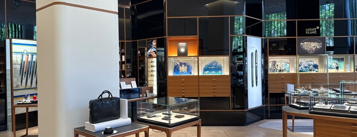 Montblanc Boutique is one of Live Stile Barcelona.