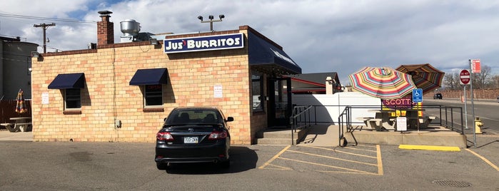 Jus' Burritos is one of Check CO establishments.