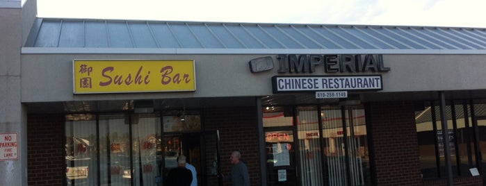 New Imperial Chinese Restaurant and Sushi Bar is one of Easton Favorites.
