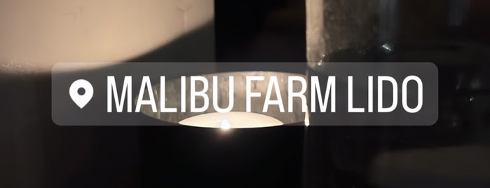 Malibu Farm Lido is one of Best OC food and drinks!.