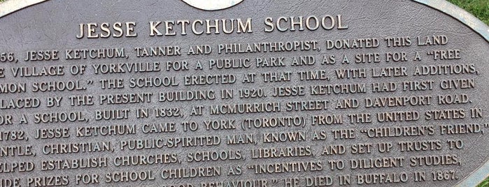 Jesse Ketchum Park is one of Sportan Venue List.