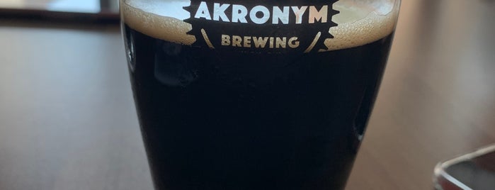 Akronym  Brewing is one of Breweries I’ve Visited.