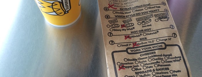 Which Wich? Superior Sandwiches is one of Good eats.
