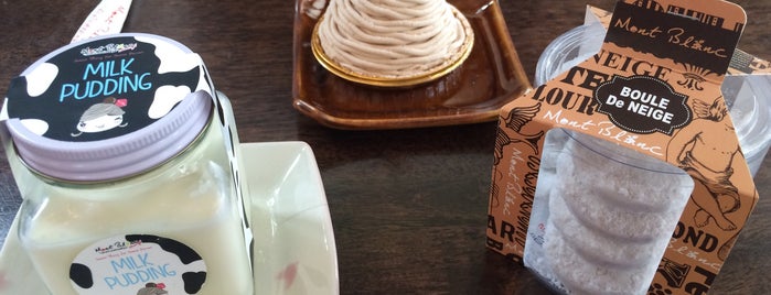 Mont Blanc is one of Mueang Coffee, Chiang Mai.